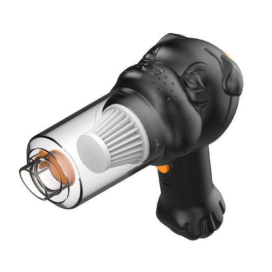 Aspirator Auto 4 în 1 Portabil fără Fir, 120W, Autonomie 1-3 h, 2 Viteze, Aspirare Umedă/Uscată, Funcție de Suflare/Umflare, Negru
