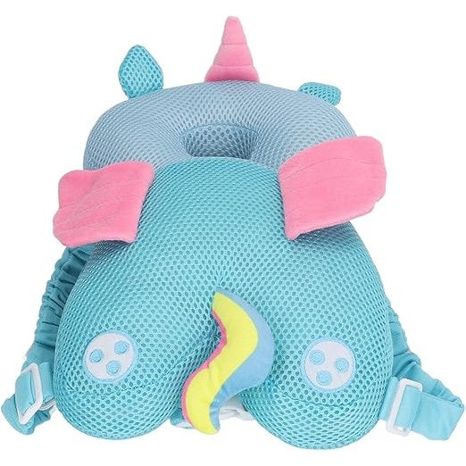 Pernă tip Rucsac pentru Protecția Capului Bebelușului, Tetieră cu Animăluț, 33x6x19 cm