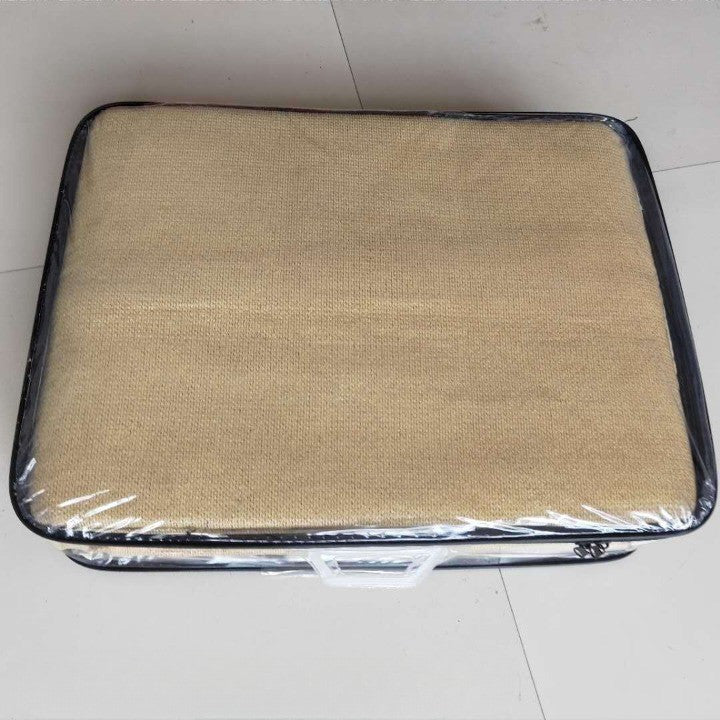 Prelata de soare / copertina de tip parasolar pentru terasa si gradina, triunghiulara 3x3x3m Galaben pal