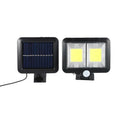 Lampa Solara cu Senzor de Mișcare, 108 LED-uri, 2 GRILE, 2400Lumeni, IP65