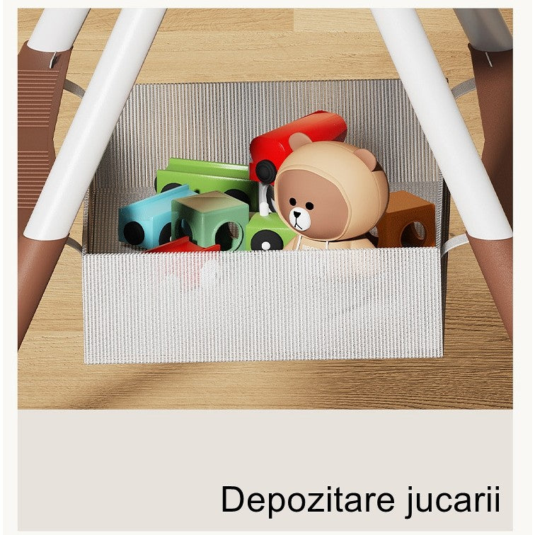 Scaun de masa reglabil pentru bebeluși si copii- Roz