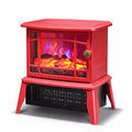 Șemineu electric cu efect de flacăra 1500W - Roșu