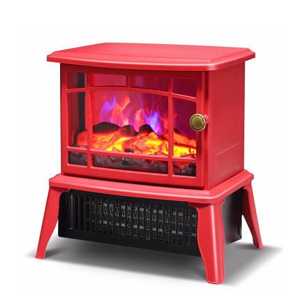 Șemineu electric cu efect de flacăra 1500W - Roșu