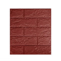 Set 10 placi tapet autoadezive 3D cu imitație de cărămidă 35x38cm