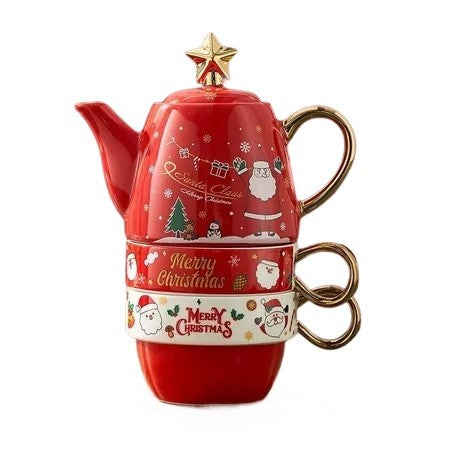 Set de Ceai, Temă Crăciun, Ceainic 450 ml
