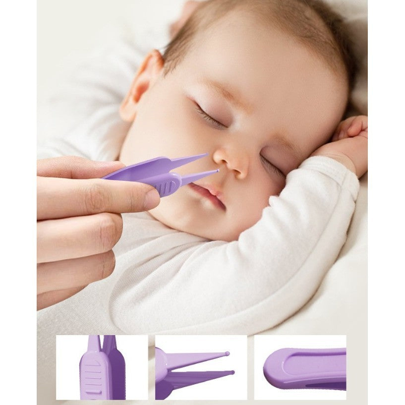 Set 4 în 1 de Îngrijire Unghii pentru Bebeluși, cu Cutie de Depozitare Tip Cerb, 0-6 Ani, 11 x 6 x 11 cm