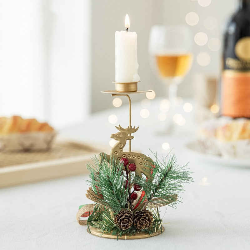 Suport Decorativ pentru Lumanare de Craciun