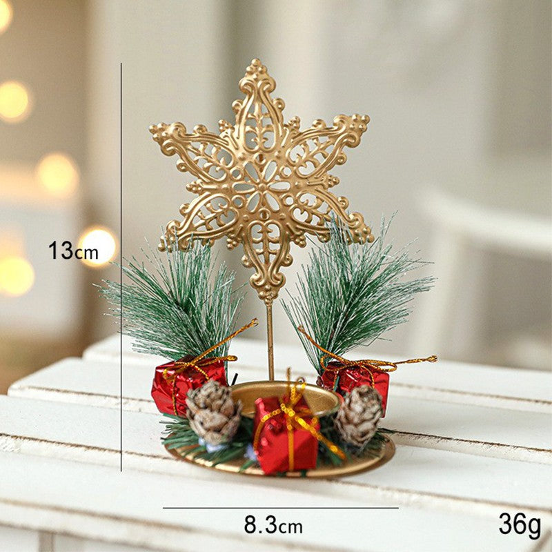 Suport Decorativ pentru Lumanare de Craciun