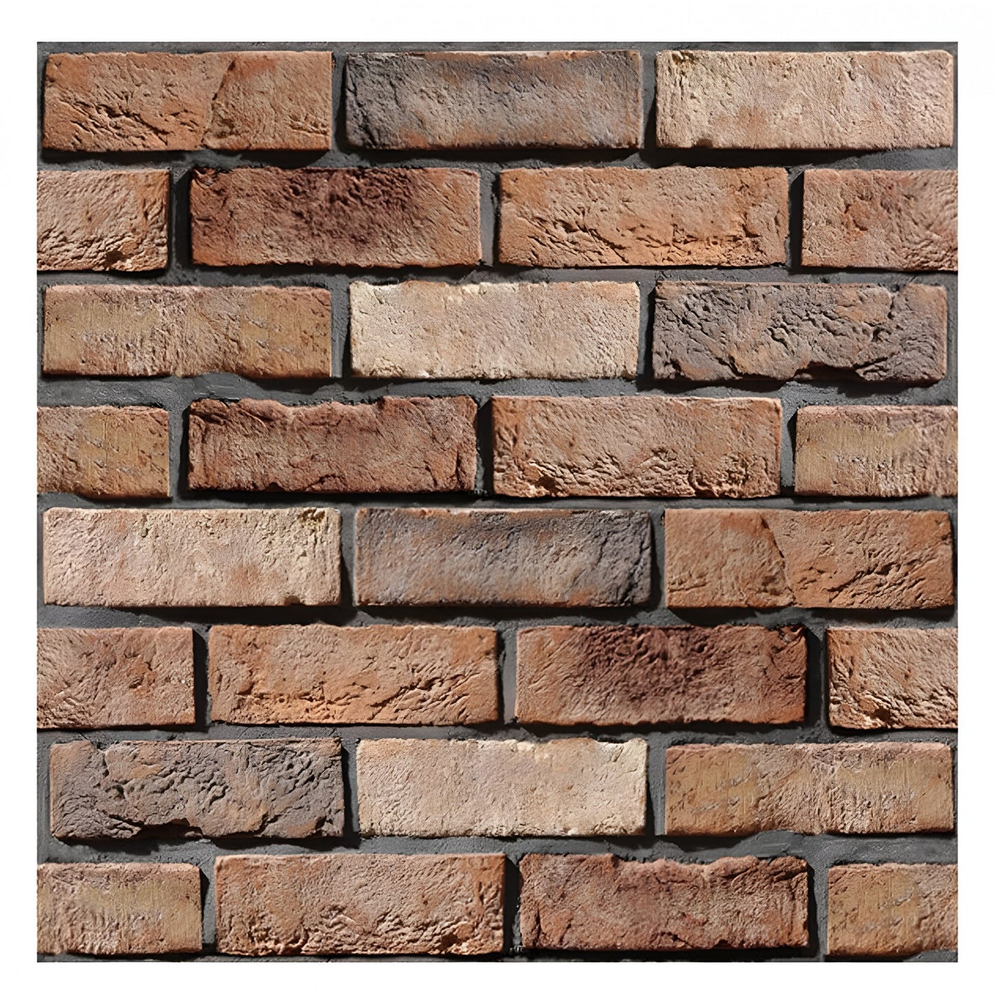 Set 10 placi tapet autoadezive 3D cu imitație de cărămidă 30x30cm