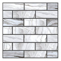 Set 10 Placi tapet autocolant 3D cu imitație de marmura , 30x30 cm