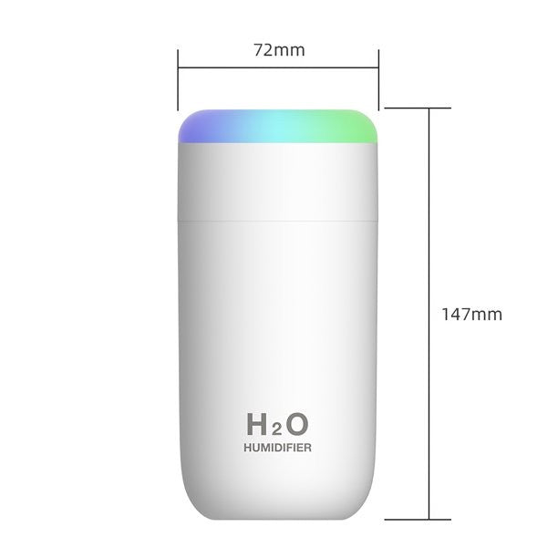 Umidificator , H2O, cu difuzor de aroma , multicolor
