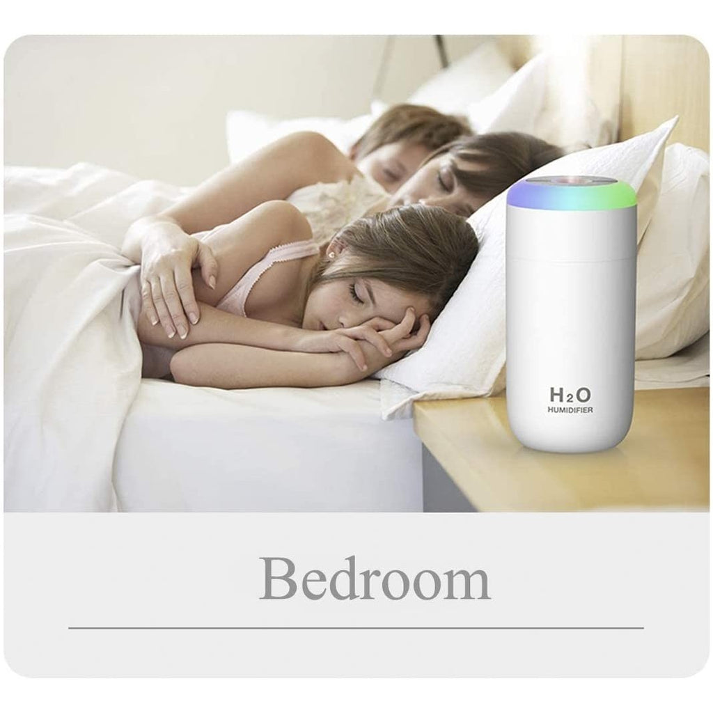 Umidificator , H2O, cu difuzor de aroma , multicolor