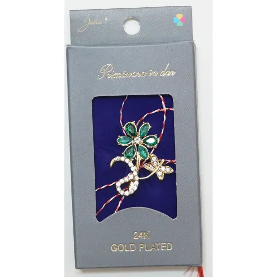 Martisor Floare Brosa Placata cu Aur 24K