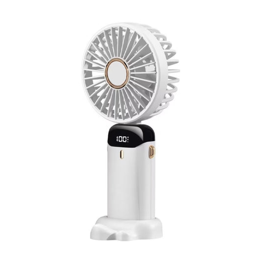 Ventilator Ultra Portabil cu Aromaterapie Maison Elise – 3 în 1, Alb