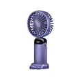 Ventilator Ultra Portabil cu Aromaterapie Flippy – Mov, 3 în 1, Magicul răcoririi oriunde mergi!