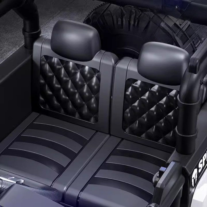 Mașină Electrică pentru Copii 3-9 ani, Off-Road, Conectare Bluetooth, telecomandă, Tracțiune Integrală, Lumina Intermitenta, Baterie 12V 7Ah, 120x63x68cm