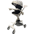 Cărucior sport 3in1, 6-36 luni , reversibil, pliabil, tăviță pentru masa, roti 360 si parasolar - Model Cosmos - Bej